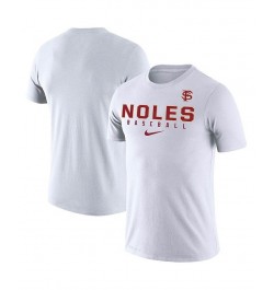 Men's White Florida State Seminoles Baseball Legend Performance T-shirt $26.99 T-Shirts