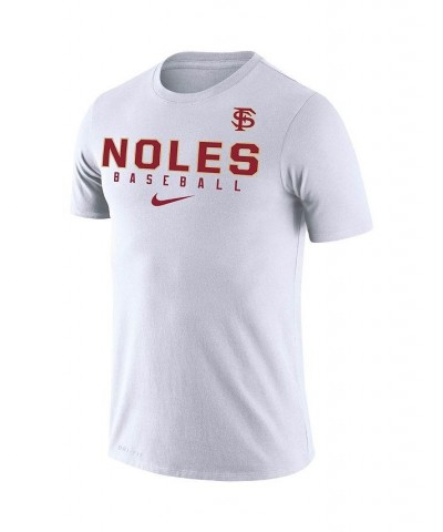 Men's White Florida State Seminoles Baseball Legend Performance T-shirt $26.99 T-Shirts