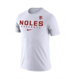 Men's White Florida State Seminoles Baseball Legend Performance T-shirt $26.99 T-Shirts