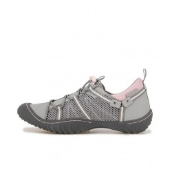 Women's Synergy Bungee Lace-Up Sporty Sneakers Gray $41.87 Shoes