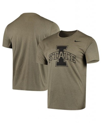 Men's Olive Iowa State Cyclones Tonal Logo Legend Performance T-shirt $23.00 T-Shirts