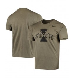 Men's Olive Iowa State Cyclones Tonal Logo Legend Performance T-shirt $23.00 T-Shirts