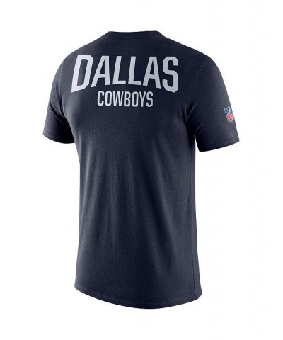 Dallas Cowboys Sideline Facility Performance T-shirt - Navy $18.45 T-Shirts