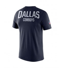 Dallas Cowboys Sideline Facility Performance T-shirt - Navy $18.45 T-Shirts