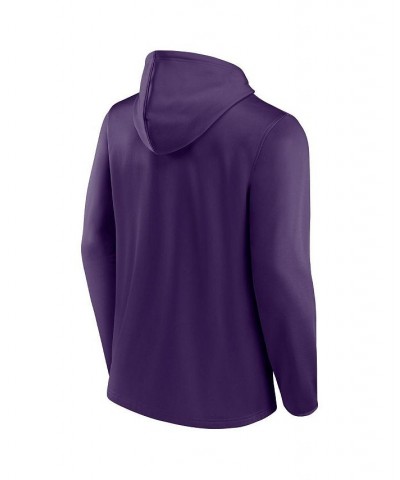 Men's Branded Purple, Black Baltimore Ravens Ball Carrier Full-Zip Hoodie $43.34 Sweatshirt