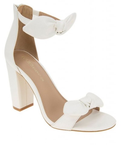 Women's Batani Block Heel Sandal White $59.50 Shoes