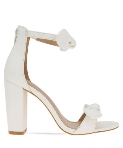 Women's Batani Block Heel Sandal White $59.50 Shoes