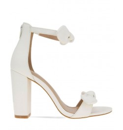 Women's Batani Block Heel Sandal White $59.50 Shoes