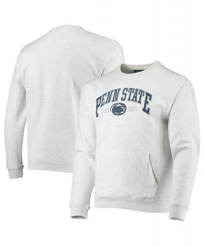 Men's Heather Gray Penn State Nittany Lions Upperclassman Pocket Pullover Sweatshirt $27.84 Sweatshirt