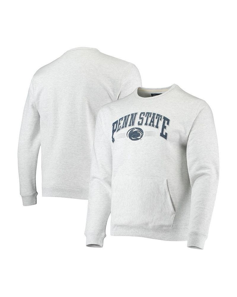 Men's Heather Gray Penn State Nittany Lions Upperclassman Pocket Pullover Sweatshirt $27.84 Sweatshirt