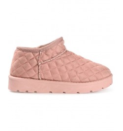 Women's Tazara Slipper Booties Pink $34.00 Shoes