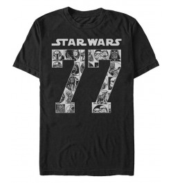 Star Wars Men's Classic Comical Since 77 Short Sleeve T-Shirt Black $18.89 T-Shirts