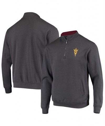 Men's Charcoal Arizona State Sun Devils Tortugas Logo Quarter-Zip Jacket $27.25 Sweatshirt