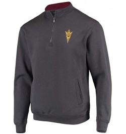 Men's Charcoal Arizona State Sun Devils Tortugas Logo Quarter-Zip Jacket $27.25 Sweatshirt