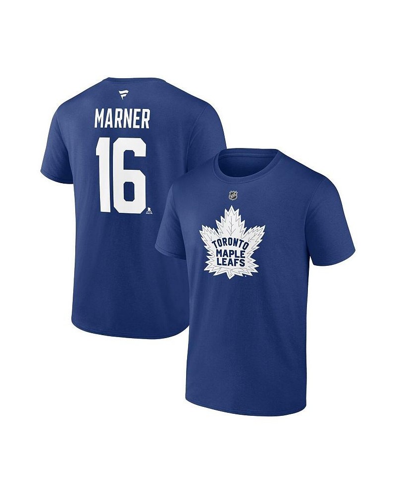 Men's Branded Mitch Marner Blue Toronto Maple Leafs Special Edition 2.0 Name and Number T-shirt $22.94 T-Shirts