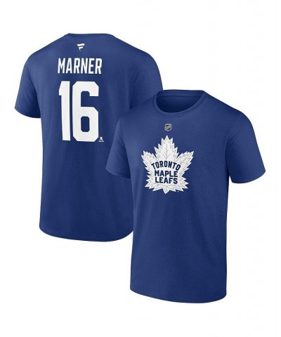 Men's Branded Mitch Marner Blue Toronto Maple Leafs Special Edition 2.0 Name and Number T-shirt $22.94 T-Shirts