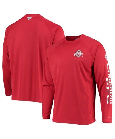 Men's PFG Ohio State Buckeyes Terminal Tackle Omni-Shade Long Sleeve T-Shirt $21.19 T-Shirts