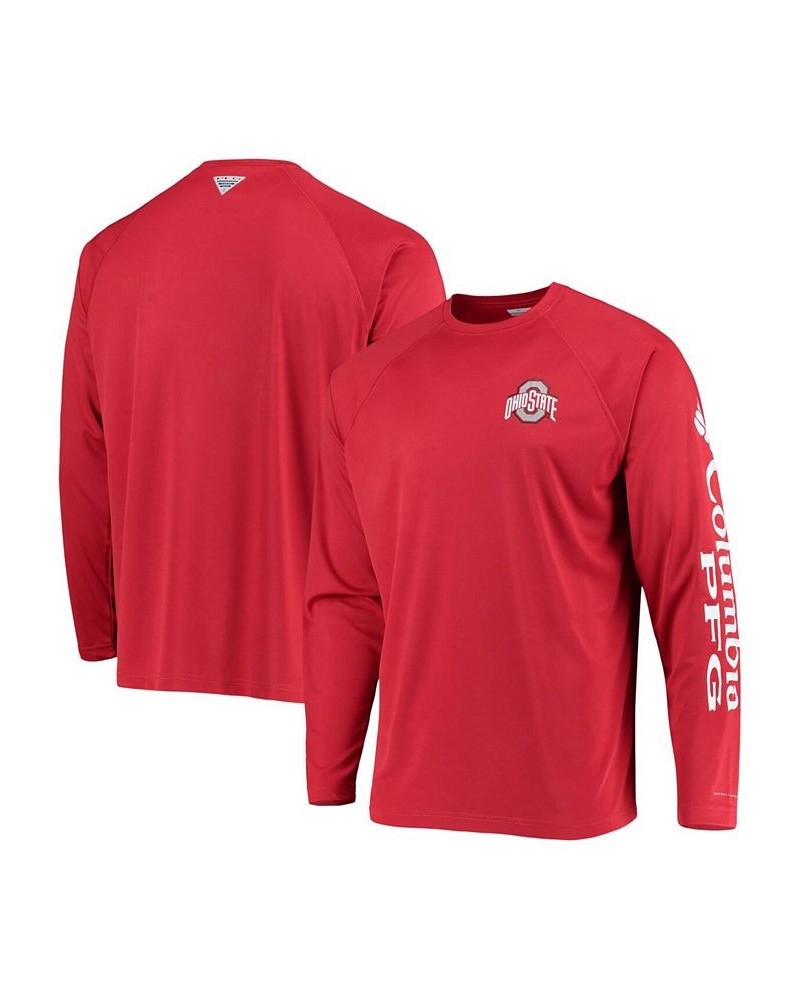 Men's PFG Ohio State Buckeyes Terminal Tackle Omni-Shade Long Sleeve T-Shirt $21.19 T-Shirts