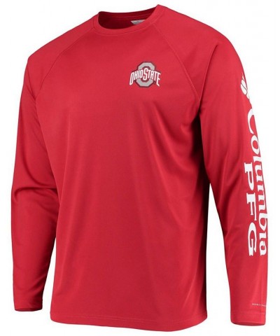 Men's PFG Ohio State Buckeyes Terminal Tackle Omni-Shade Long Sleeve T-Shirt $21.19 T-Shirts