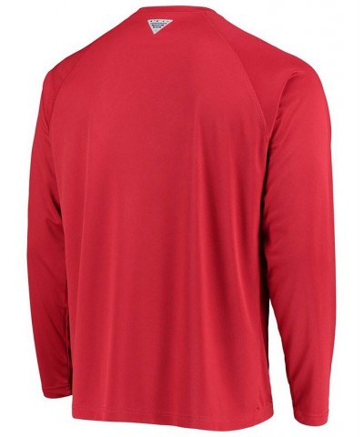 Men's PFG Ohio State Buckeyes Terminal Tackle Omni-Shade Long Sleeve T-Shirt $21.19 T-Shirts