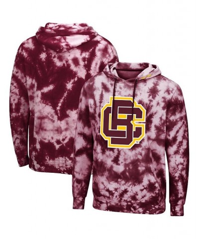 Men's Maroon Bethune-Cookman Wildcats Tie-Dye Pullover Hoodie $26.00 Sweatshirt