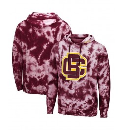 Men's Maroon Bethune-Cookman Wildcats Tie-Dye Pullover Hoodie $26.00 Sweatshirt