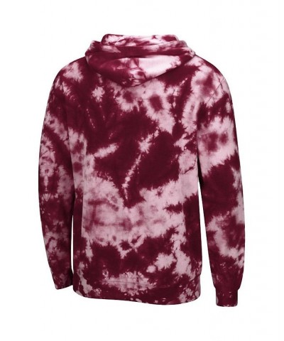 Men's Maroon Bethune-Cookman Wildcats Tie-Dye Pullover Hoodie $26.00 Sweatshirt