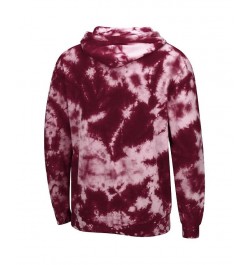 Men's Maroon Bethune-Cookman Wildcats Tie-Dye Pullover Hoodie $26.00 Sweatshirt