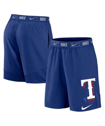 Men's Royal Texas Rangers Bold Express Performance Shorts $30.24 Shorts