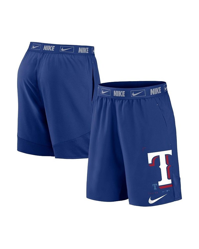 Men's Royal Texas Rangers Bold Express Performance Shorts $30.24 Shorts