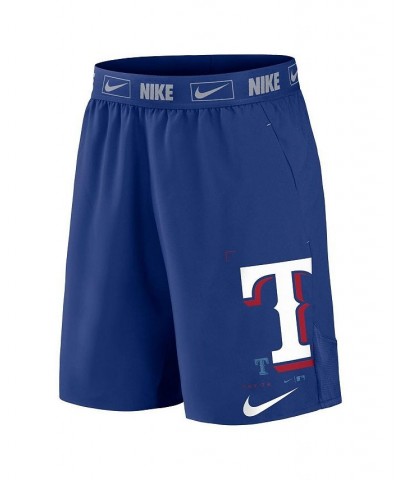 Men's Royal Texas Rangers Bold Express Performance Shorts $30.24 Shorts