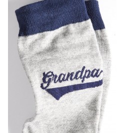 Men's Grandpa Crew Socks Gray $12.00 Socks