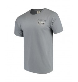 Men's Gray Florida Gators Comfort Colors Campus Scenery T-shirt $25.19 T-Shirts