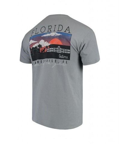 Men's Gray Florida Gators Comfort Colors Campus Scenery T-shirt $25.19 T-Shirts