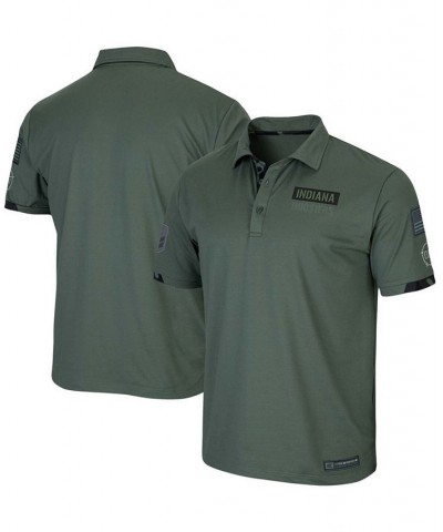 Men's Green Indiana Hoosiers OHT Military Inspired Appreciation Echo Polo $24.60 Polo Shirts