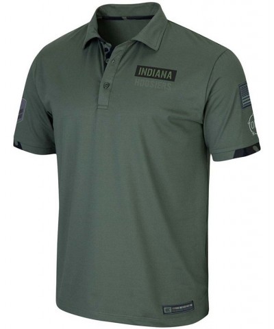 Men's Green Indiana Hoosiers OHT Military Inspired Appreciation Echo Polo $24.60 Polo Shirts