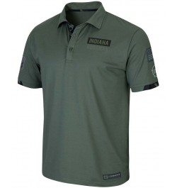 Men's Green Indiana Hoosiers OHT Military Inspired Appreciation Echo Polo $24.60 Polo Shirts