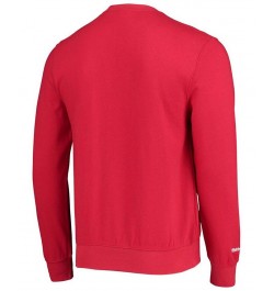 Men's Red Beast Mode Collegiate Logo Pullover Sweatshirt $30.79 Sweatshirt