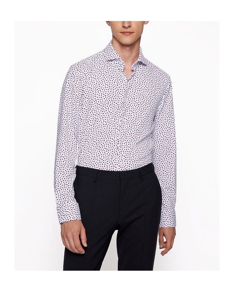 BOSS by Men's Regular-Fit Shirt Pink $47.33 Dress Shirts