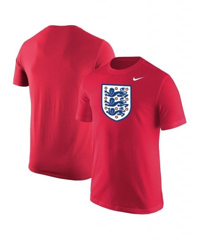 Men's Red England National Team Core T-shirt $23.99 T-Shirts