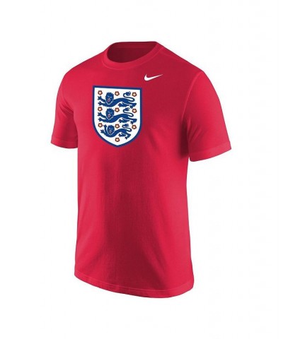 Men's Red England National Team Core T-shirt $23.99 T-Shirts