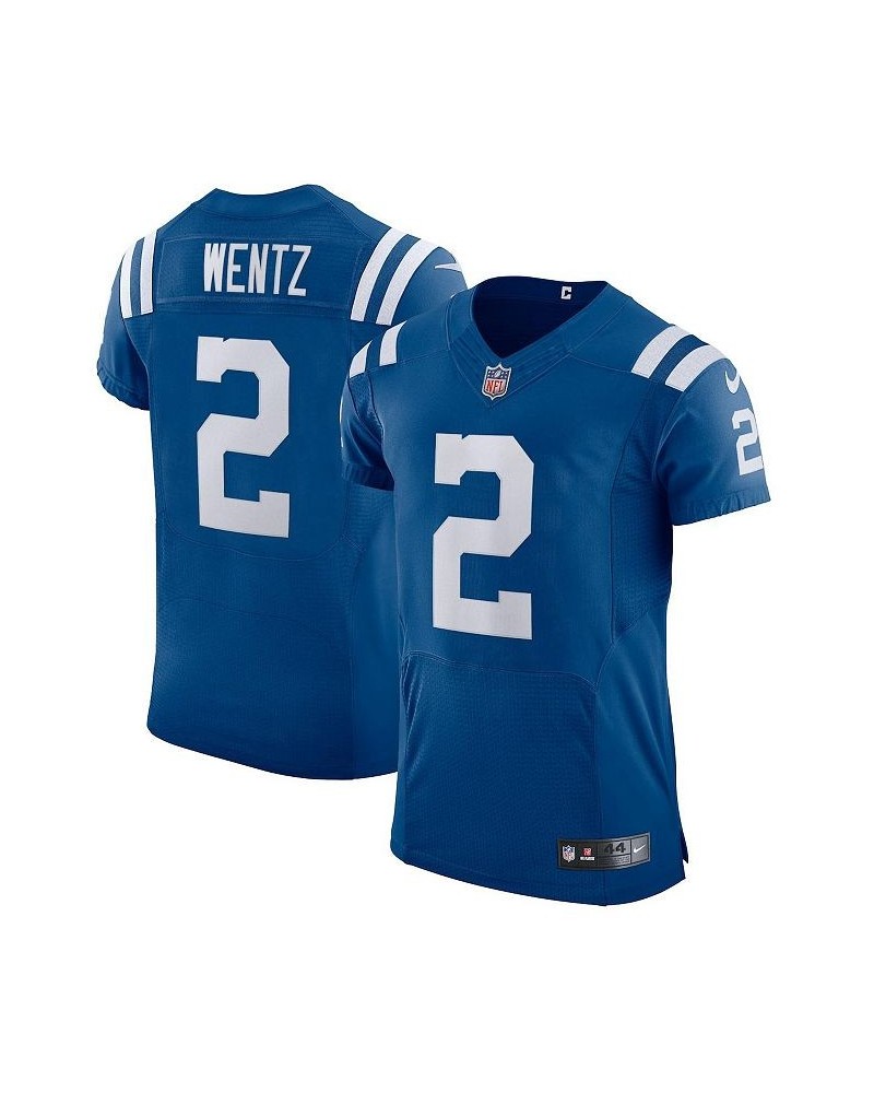 Men's Carson Wentz Royal Indianapolis Colts Vapor Elite Player Jersey $134.00 Jersey