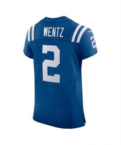 Men's Carson Wentz Royal Indianapolis Colts Vapor Elite Player Jersey $134.00 Jersey