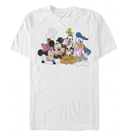 Men's Mickey Group Short Sleeve Crew T-shirt White $14.00 T-Shirts