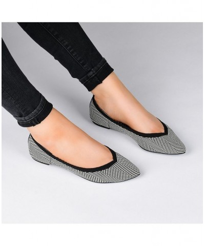 Women's Karise Soft Knit Flats PD03 $32.80 Shoes