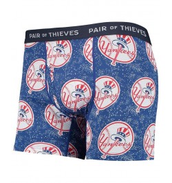 Men's Navy, Blue New York Yankees Super Fit 2-Pack Boxer Briefs Set $22.00 Underwear