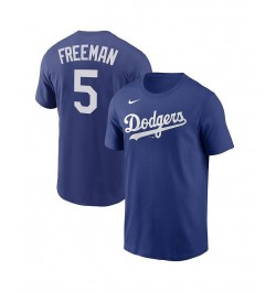 Men's Freddie Freeman Royal Los Angeles Dodgers Player Name & Number T-shirt $23.00 T-Shirts