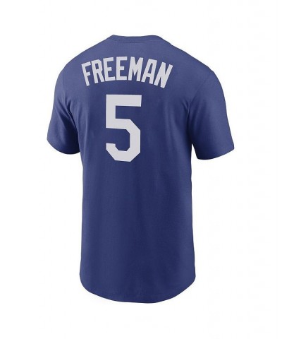 Men's Freddie Freeman Royal Los Angeles Dodgers Player Name & Number T-shirt $23.00 T-Shirts