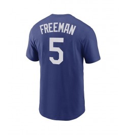 Men's Freddie Freeman Royal Los Angeles Dodgers Player Name & Number T-shirt $23.00 T-Shirts