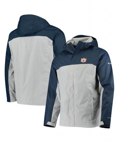 Men's Gray, Navy Auburn Tigers Glennaker Storm Full-Zip Jacket $40.79 Jackets